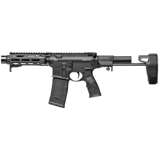 Daniel Defense, DDM4 PDW, Semi-automatic, AR Pistol, 300 Blackout, 7" Cold Hammer Forged Barrel, Threaded 5/8X24, Linear Compensator, Anodized Finish, Black, Maxim Defense CQB Pistol Brace, Nickel Boron Bolt Carrier Group, Daniel Defense Pistol Grip, MFR XL M-LOK Handguard, 30rd, 818773025027, FFL-DD-WEBGB-RSRPDW, RTG Parts
