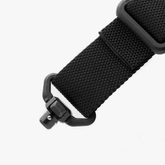 Magpul, QDM QD Sling Swivel, Fits Standard Sized QD Cups, Melonited Steel, Black, MP-MAG543-BLK, 840815100157, RTG Parts