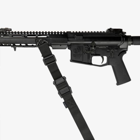 Magpul, QDM QD Sling Swivel, Fits Standard Sized QD Cups, Melonited Steel, Black, MP-MAG543-BLK, 840815100157, RTG Parts