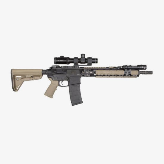 Magpul Industries, M-LOK Offset Light/Optic Mount, Polymer, M-LOK, 11 or 1 O'Clock Position, Black, 873750002835, MP-MAG605-BLK, RTG Parts
