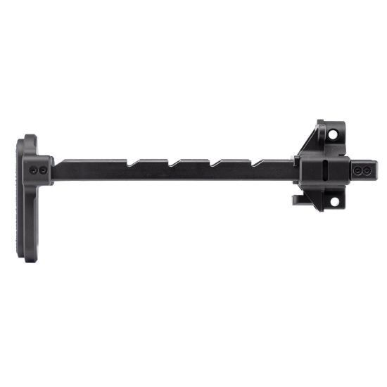 B&T USA, Telescopic Stock, Fits MP5K SP5K SP89, 5 Position Collapsible, Aluminum and Steel Construction, Matte Finish, Black, 840225702125, BT-20058, RTG Parts