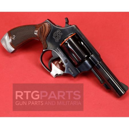 Heritage, Roscoe, TALO Edition, Double/Single Action Revolver, Compact, 38 Special, 3" Barrel, Blued Finish, Black, Rosewood and Pearl Grips, Fixed Sights, 5 Rounds, 727962710166, FFL-HERITAGE-HR38B3RWP, RTG Parts