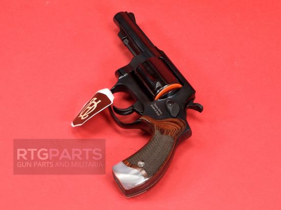 Heritage, Roscoe, TALO Edition, Double/Single Action Revolver, Compact, 38 Special, 3" Barrel, Blued Finish, Black, Rosewood and Pearl Grips, Fixed Sights, 5 Rounds, 727962710166, FFL-HERITAGE-HR38B3RWP, RTG Parts