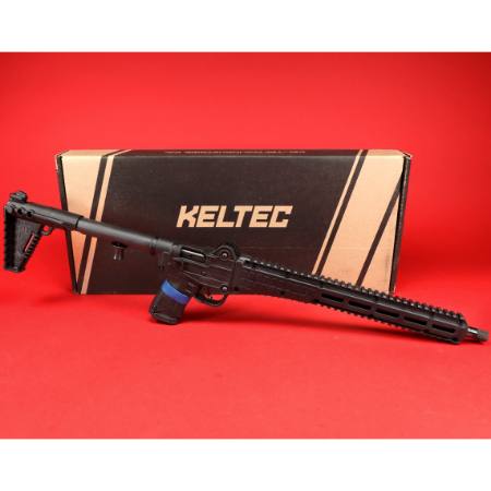 Kel-Tec, Sub 2000, Gen 3, Semi-automatic Rifle, 9MM, 16.1" Barrel, Threaded 1/2X28, Blued Finish, Black Furniture, One 15rd Glock Magazine, 640832009644, FFL-KELTEC-SUB2K9GLKBLK, RTG Parts