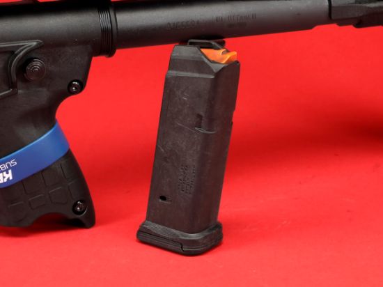 Kel-Tec, Sub 2000, Gen 3, Semi-automatic Rifle, 9MM, 16.1" Barrel, Threaded 1/2X28, Blued Finish, Black Furniture, One 15rd Glock Magazine, 640832009644, FFL-KELTEC-SUB2K9GLKBLK, RTG Parts