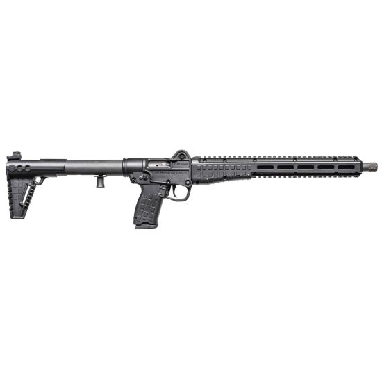 Kel-Tec, Sub 2000, Gen 3, Semi-automatic Rifle, 10MM, 16.1" Barrel, Threaded 1/2X28, Blued Finish, Black Furniture, One 15rd Glock 20 Magazine, 640832011258, FFL-KELTEC-SUB2K10GLKBLK, RTG Parts