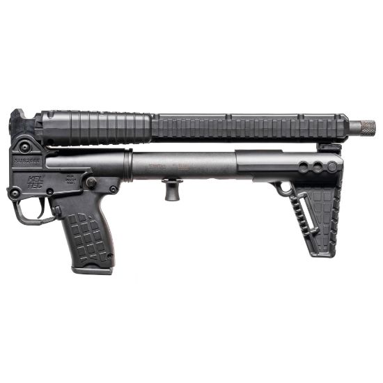 Kel-Tec, Sub 2000, Gen 3, Semi-automatic Rifle, 10MM, 16.1" Barrel, Threaded 1/2X28, Blued Finish, Black Furniture, One 15rd Glock 20 Magazine, 640832011258, FFL-KELTEC-SUB2K10GLKBLK, RTG Parts