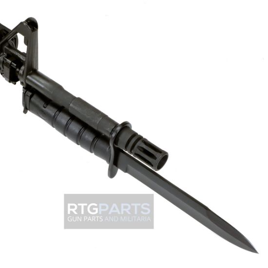 Picture of US M10 BAYONET W/ SCABBARD, BLACK, REPRO, FITS M16 AR15 M4