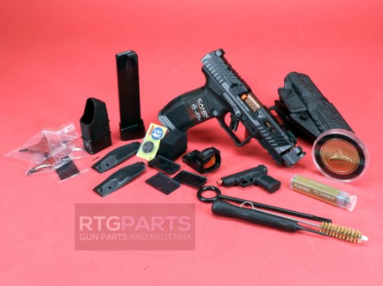 Picture of CANIK TTI COMBAT 4.6" COMP SMOKE PISTOL PACKAGE WITH MO3 RED DOT, HG7854SV-N