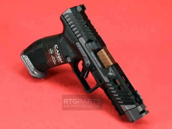 Picture of CANIK TTI COMBAT 4.6" COMP SMOKE PISTOL PACKAGE WITH MO3 RED DOT, HG7854SV-N