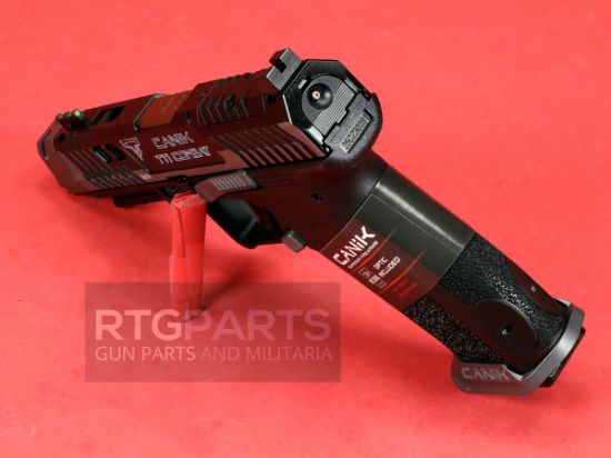 Picture of CANIK TTI COMBAT 4.6" COMP SMOKE PISTOL PACKAGE WITH MO3 RED DOT, HG7854SV-N