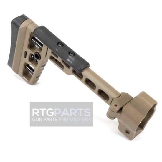 Picture of SAMSON S.A.S. TACTICAL FOLDING STOCK MP5/HK33 INTEGRATED END CAP, FDE