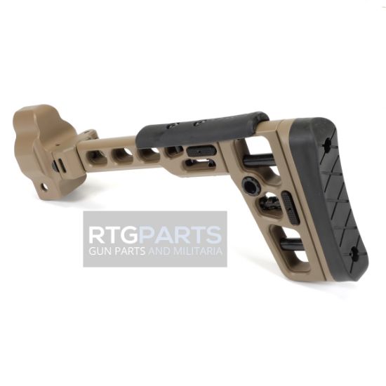Picture of SAMSON S.A.S. TACTICAL FOLDING STOCK MP5/HK33 INTEGRATED END CAP, FDE