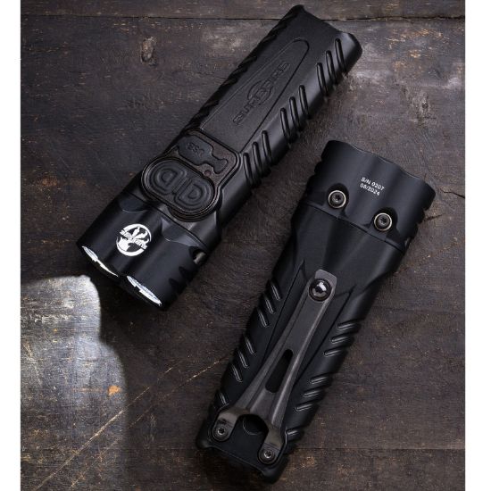Microtech & Surefire Collaboration, Stiletto Pro II Pocket Flashlight, DLC Finish with Titanium Pocket Clip, Limited Edition, MICROTECH-198-DLC, RTG Parts