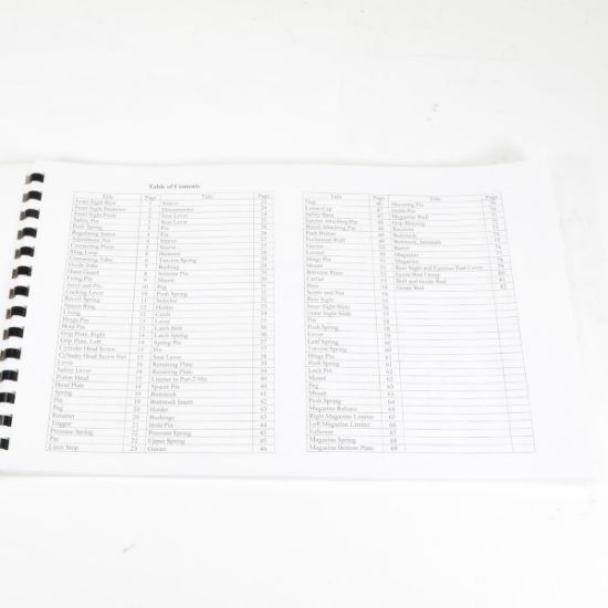 Picture of GERMAN STG44 BLUEPRINTS, 82 PAGES, 8.5X18", RESTORED & TRANSLATED