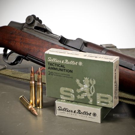 Picture of S&B 30-06 SPRINGFIELD M1 GARAND 150GR FMJ, 20RD BOX
