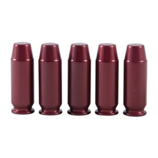A-Zoom 10mm Snap Cap, 5-pack, Solid Aluminum, Made in the USA, Best quality, Dummy Rounds, Protects Firing Pin, 666692151170, AZOOM-15117, RTG Parts