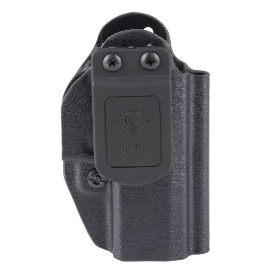 Mission First Tactical, AIWB/OWB Series, Appendix/Inside/Outside Waistband Holster, Fits P365 X-Macro with Icarus Air, Boltaron, Black, Ambidextrous, Includes 1" Belt Clip, 810099436150, X-Macro, GER-HICAMAIWBA-BL, RTG Parts
