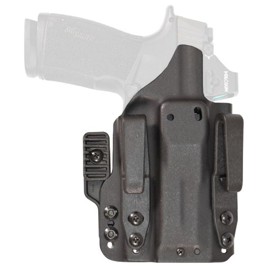 Mission First Tactical, Pro Holster, Inside Waistband Holster, Ambidexrous, For Sig P365 XMacro, Kydex, Includes 1.5 Belt Attachment, Black, 810099436471, X-Macro, GER-H8-SIG-6, RTG Parts