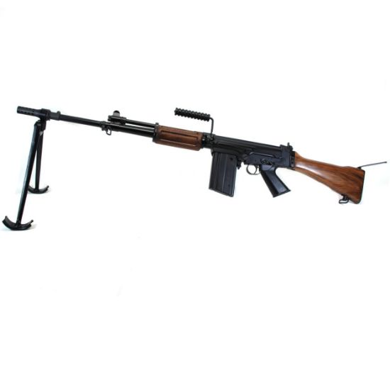DS Arms, SA58 FALO, Semi-automatic Rifle, 762NATO, 21" FALO Heavy Barrel, Matte Finish, Black, Fixed Walnut Stock, Carry Handle, Folding Bipod, 20rd Magazine., FFL-DSA-SA5821-5042-A, RTG Parts