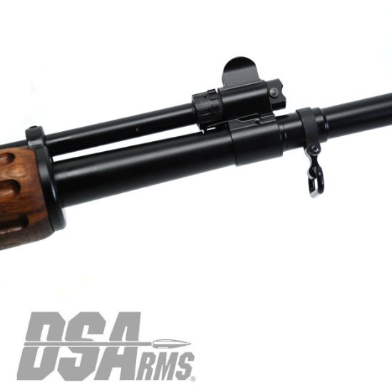 DS Arms, SA58 FALO, Semi-automatic Rifle, 762NATO, 21" FALO Heavy Barrel, Matte Finish, Black, Fixed Walnut Stock, Carry Handle, Folding Bipod, 20rd Magazine., FFL-DSA-SA5821-5042-A, RTG Parts