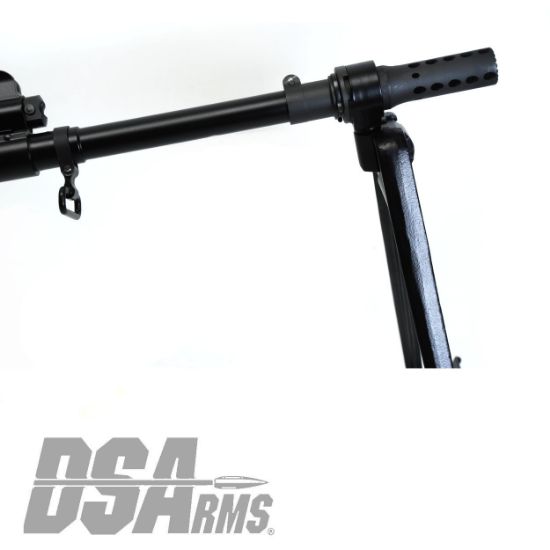 DS Arms, SA58 FALO, Semi-automatic Rifle, 762NATO, 21" FALO Heavy Barrel, Matte Finish, Black, Fixed Walnut Stock, Carry Handle, Folding Bipod, 20rd Magazine., FFL-DSA-SA5821-5042-A, RTG Parts