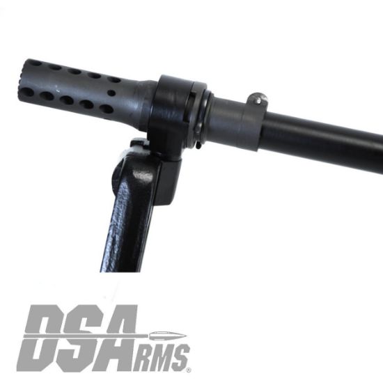 DS Arms, SA58 FALO, Semi-automatic Rifle, 762NATO, 21" FALO Heavy Barrel, Matte Finish, Black, Fixed Walnut Stock, Carry Handle, Folding Bipod, 20rd Magazine., FFL-DSA-SA5821-5042-A, RTG Parts