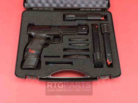 Heckler & Koch, VP9 Match OR, Semi-automatic, Striker Fired, Full Size, Push Button Mag Release, 9MM, 5.51 Barrel, Luminous Front Sight, Black Serrated Rear Sight, Four 20rd Magazines,  642230262997, FFL-HKK-81000553, RTG Parts