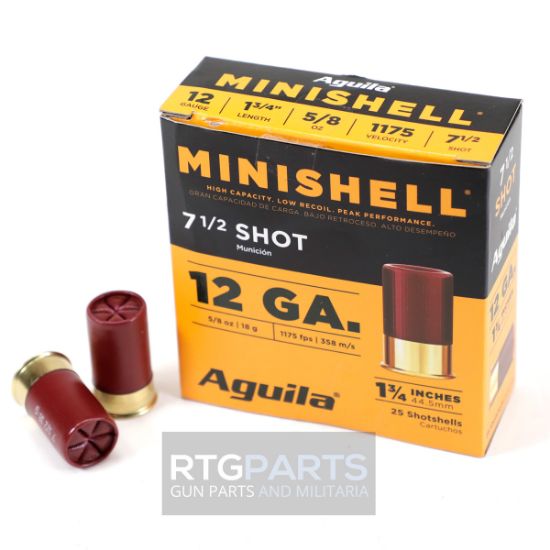 Picture of AGUILA MINISHELL 12GA 1.75 INCH #7.5 SHOT, 25RD BOX