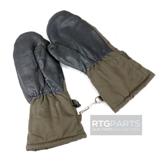 Picture of GERMAN OD LINED MITTENS WITH LEATHER PALM