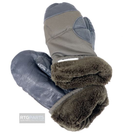 Picture of GERMAN OD LINED MITTENS WITH LEATHER PALM