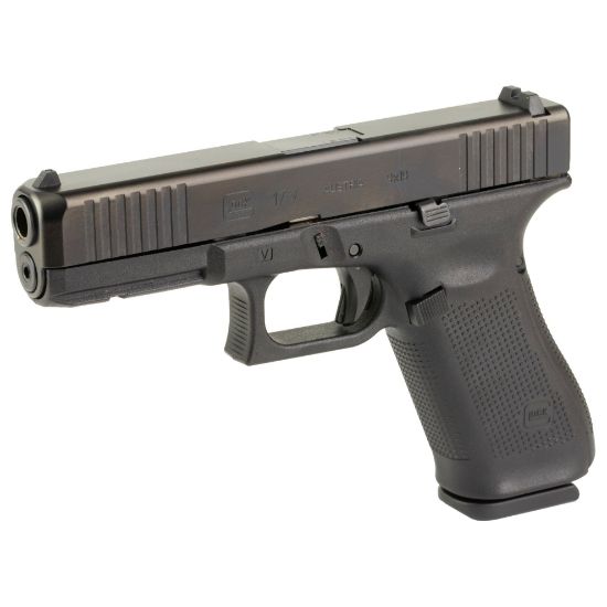 GLOCK, 17V, V Series, Striker Fired, Semi-automatic, Polymer Frame Pistol, Full Size, 9MM, 4.49" Marksman Barrel, nDLC Finish, Fixed Sights, Ambidextrous Slide Stop Lever, Flared Mag Well, No Finger Grooves, Front Serrations 17 Rounds, 3 Magazines, 764503067792, FFL-GLOCK-PV1750203, RTG Parts