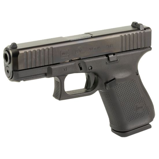 GLOCK, 19V, V Series, Striker Fired, Semi-automatic, Polymer Frame Pistol, Full Size, 9MM, 4.02" Marksman Barrel, nDLC Finish, Fixed Sights, Ambidextrous Slide Stop Lever, Flared Mag Well, No Finger Grooves, Front Serrations 15 Rounds, 3 Magazines, 764503067433, FFL-GLOCK-PV1950203, RTG Parts