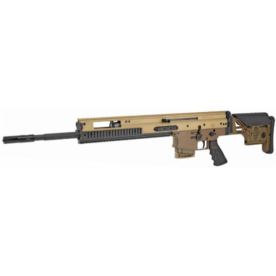 FN America, SCAR 20S NRCH, 6.5 Creedmoor, 20" Barrel, FDE, Flat Dark Earth, Precision Adjustable for LOP and Comb Height Synthetic Stock, Adjustable Cheek Piece, Hogue Rubber Grip, Two Stage Match Geissele Super SCAR Trigger, 10rd Mag, Made in the U.S.A.., 845737013707, FFL-FN-38-100545-2, RTG Parts