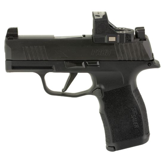 Sig Sauer, P365X, Striker Fired, Semi-automatic, Poylmer Frame Pistol, Sub-Compact, 9MM, 3.1" Barrel, Nitron Finish, Black, Polymer Grip, ROMEO-RS Compact Sight,Optic Height Night Sights, 12 Rounds, 2 Magazines, 798681719976, FFL-SIG-365X-9-BXR3P-RS, RTG Parts