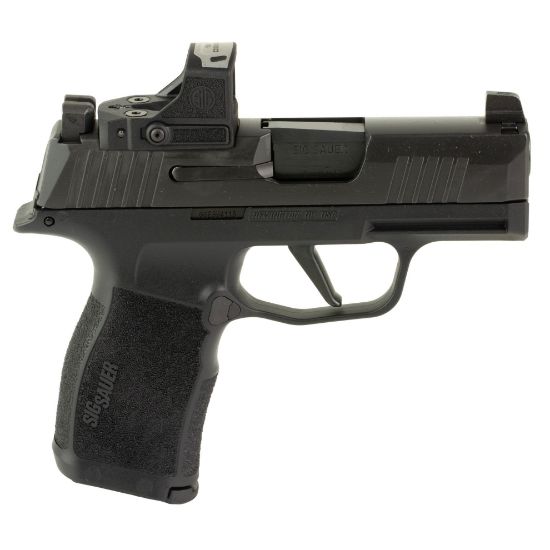 Sig Sauer, P365X, Striker Fired, Semi-automatic, Poylmer Frame Pistol, Sub-Compact, 9MM, 3.1" Barrel, Nitron Finish, Black, Polymer Grip, ROMEO-RS Compact Sight,Optic Height Night Sights, 12 Rounds, 2 Magazines, 798681719976, FFL-SIG-365X-9-BXR3P-RS, RTG Parts