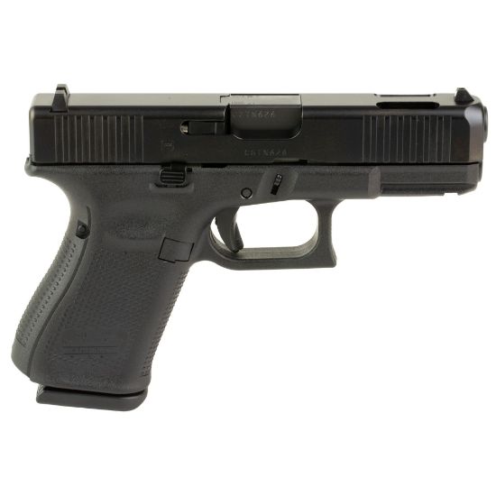 GLOCK, 19C V, V Series, Ported 4.02" Marksman Barrel, Full Size, 9MM, nDLC Finish, Fixed Sights, Ambidextrous Slide Stop Lever, Flared Mag Well, No Finger Grooves, Front Serrations 15 Rounds, 3 Magazines, 764503068003, FFL-GLOCK-PV1959203, RTG Parts