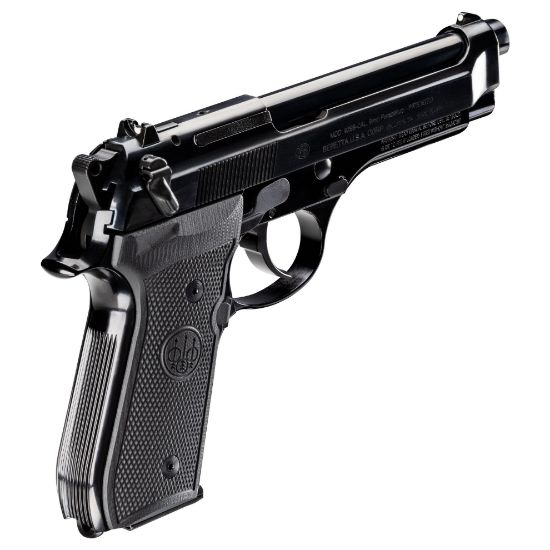 Beretta, 92SB 50th Anniversary Edition, Semi-automatic, Double Action/Single Action, Metal Frame Pistol, Full Size, 9MM, G10 Grips, Anodized Finish, Black, 4.9" Barrel, Fixed Sights, 15 Rounds, 2 Magazines, Include Challenge Coin and History Booklet, 082442062716, FFL-BERETTA-J92SB15, RTG Parts
