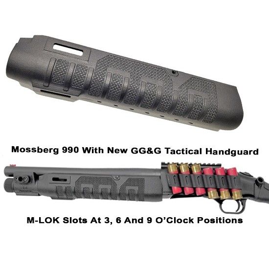 GG&G Mossberg 990 Tactical Forend, Black, Handguard,M-Lok, GG&G AZ, 2812FDE, GGG-3732, RTG Parts