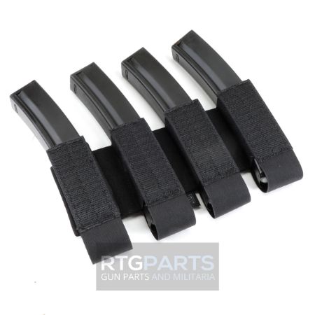 Haley Strategic Partners, Micro Rig, Sub Gun Insert, Insert, Black, SMG/PCC Magazines, Nylon, MP5, Uzi, MPX, MAG-MINS_SMG-2-1-BLK, RTG Parts