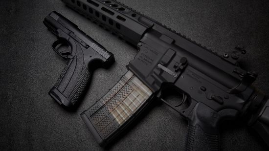 Picture of CARACAL CAR816 A2 5.56 16" RIFLE, SHORT STROKE PISTON, BLACK