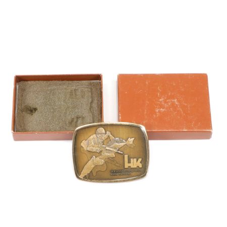 Picture of RARE 1986 HK BELT BUCKLE "THE SURVIVOR"