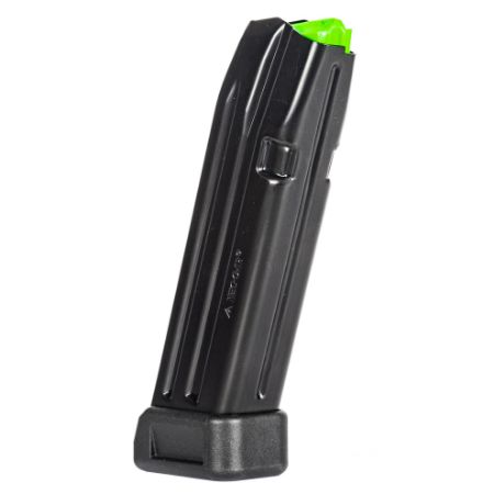 Mec-Gar USA, Magazine with Extension, 9MM, 20 Rounds, Fits GLOCK 17, Anti-Friction Coating, Black, Black Extension, 20rd, 765595900066, MEC-MGG172003A, RTG Parts