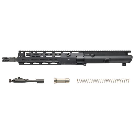 Heckler & Koch, MR762 A4 Upper Receiver, 308 Winchester/762NATO, 13" Barrel, Threaded 5/8X24, M-LOK Handguard, Anodized Finish, Black, Adjustable Gas Block, Includes Bolt Carrier Group, Buffer Weight, and Buffer Spring, 642230272545, HKK-51001919, RTG Parts