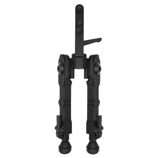 Accu-Tac, Spec-4, Bipod, Fits M-LOK, 18.5oz, T6 Aluminum Construction, 5.12" Minimum Height, 8.12" Maximum Height, Anodized Finish, Black, Accutac, 858520006664, MIS-MLSB-0004, RTG Parts
