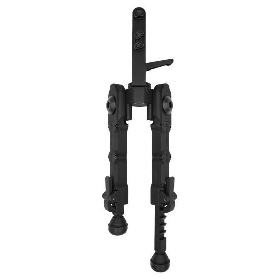 Accu-Tac, Spec-4, Bipod, Fits M-LOK, 18.5oz, T6 Aluminum Construction, 5.12" Minimum Height, 8.12" Maximum Height, Anodized Finish, Black, Accutac, 858520006664, MIS-MLSB-0004, RTG Parts