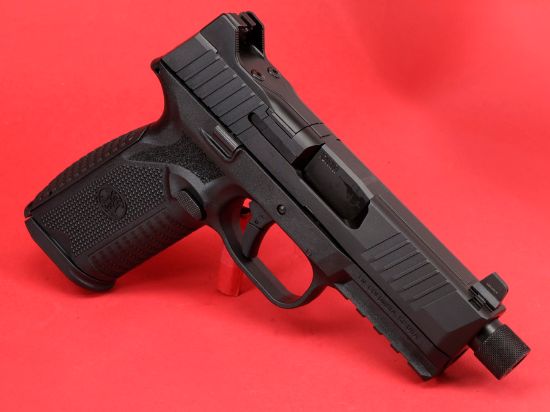 FN 510 Tactical Black, Full Size, 10mm, 4.71" Barrel, 1-22Rd and 1-15Rd Magazine, Non-Manual Safety, Suppressor Height Night Sights, Low Profile Optics Mounting System, Barrel Threaded .578x28, Ambi Slide Stop Lever, Ambi Mag Release, Includes (4) MRD Mounting Plates, (2) Frame Backstraps and Premium Zippered Case, 845737015596, FFL-FN-66-101375, RTG Parts