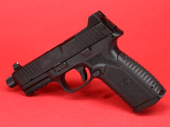 FN 510 Tactical Black, Full Size, 10mm, 4.71" Barrel, 1-22Rd and 1-15Rd Magazine, Non-Manual Safety, Suppressor Height Night Sights, Low Profile Optics Mounting System, Barrel Threaded .578x28, Ambi Slide Stop Lever, Ambi Mag Release, Includes (4) MRD Mounting Plates, (2) Frame Backstraps and Premium Zippered Case, 845737015596, FFL-FN-66-101375, RTG Parts