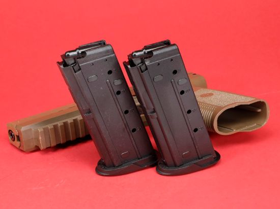 FN Five seveN MRD,  Full Size, 5.7X28MM, 4.8" Barrel, Matte Finish, Flat Dark Earth, Stippled Textured Grip, Optic Ready, Adjustable Sights, Ambidextrous, 20 Rounds, 2 Magazines, Includes Ballistic Zippered Case, 845737015145, FFL-FN-66-101275, RTG Parts