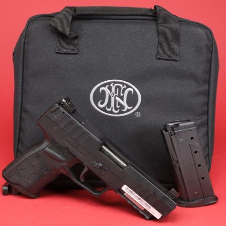 FN Five seveN MRD,  Full Size, 5.7X28MM, 4.8" Barrel, Matte Finish, Black, Stippled Textured Grip, Optic Ready, Adjustable Sights, Ambidextrous, 20 Rounds, 2 Magazines, Includes Ballistic Zippered Case, 845737015145, FFL-FN-66-101275, RTG Parts